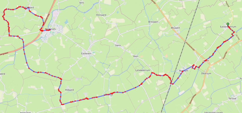 wandeltocht 24 km eastewierum 2020